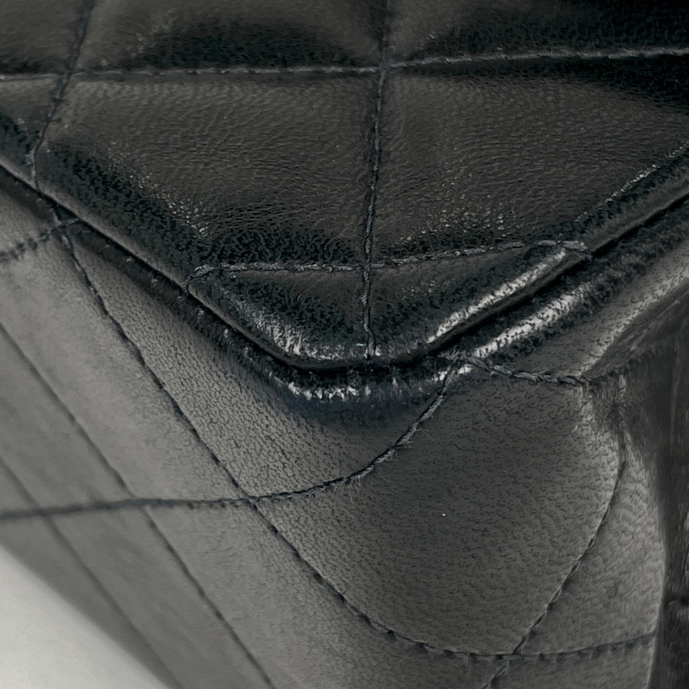 Chanel Matelassé Double Flap Chain Shoulder Bag, Coco Mark, Leather, A01112, ... - Picture 3 of 9